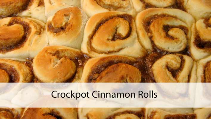 Crockpot Cinnamon Rolls