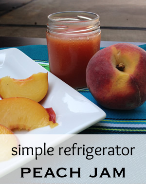 Peach Refrigerator Jam Recipe