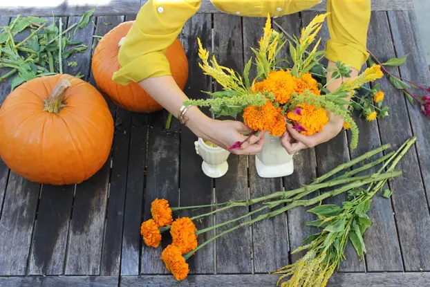 How to Make a Fall Floral Arrangement