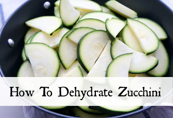 how to dehydrate zucchini