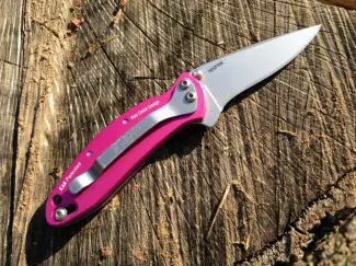 Pink Kershaw Chive Folding Knife for Women