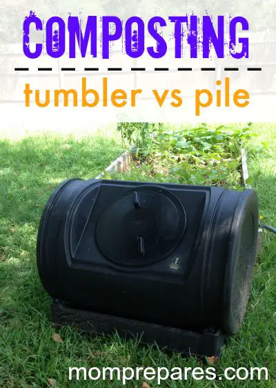 Compost Tumbler vs Compost Pile (or Bins) - Mom Prepares