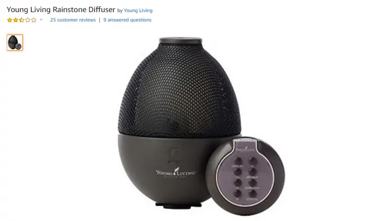 young living rainstone diffuser